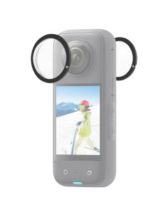 Protector de Lente PULUZ para Insta360 X3 - Doble Lente Adhesivo