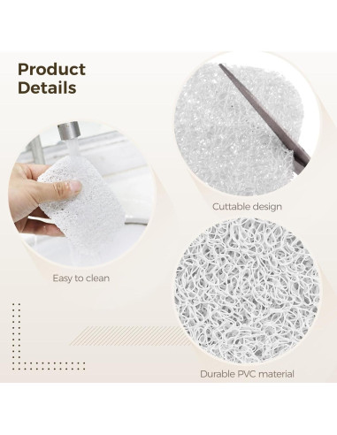 100 Almohadillas Antideslizantes de Jabón Tideme - PVC