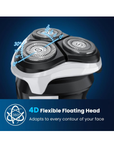 Afeitadora eléctrica SweetLF SWS7105 rotativa 3D impermeable 2