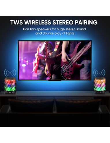 Altavoces Bluetooth LFS 20W Inalámbricos Impermeables 20H