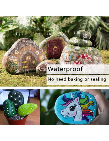 Marcadores de Pintura a Base de Aceite Lesun - 5 Colores