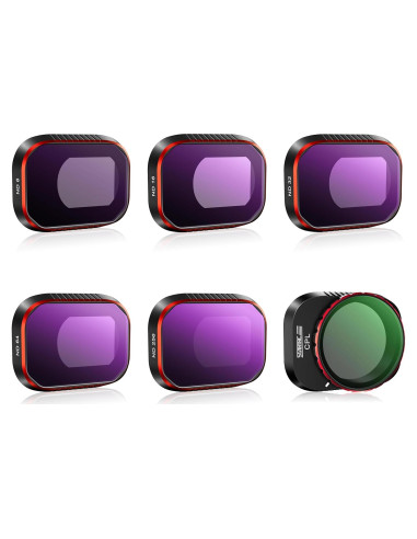 Juego de Filtros ND STARTRC para DJI Mini 4 Pro - 6 Piezas