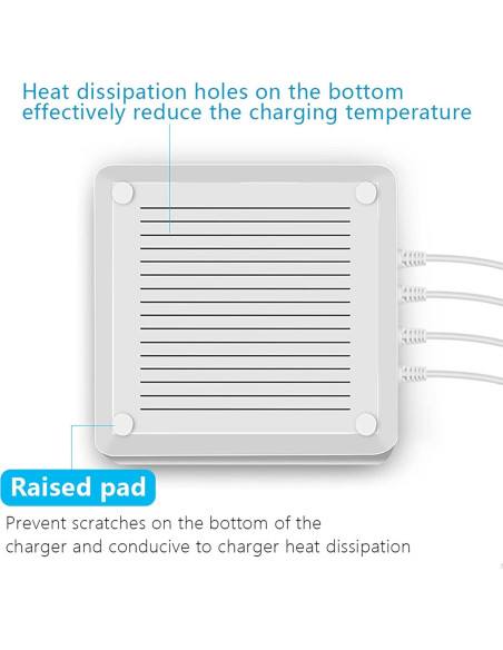 Cargador Rápido 6 en 1 Hanatora para DJI Mini 4 Pro y Mini 3