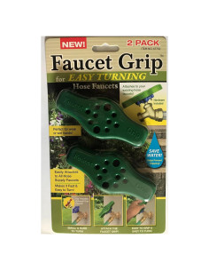 Agarradores de Grifo Verde Ergonomicos - Paquete de 2