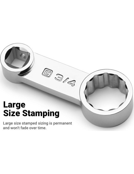 Adaptador de Torque 1/2" Capri Tools 3/4" 12 Puntos