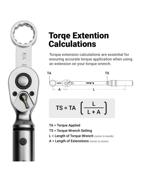 Adaptador de Torque 1/2" Capri Tools 3/4" 12 Puntos