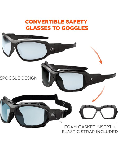 Gafas de Protección Ergodyne Skullerz LOKI Anti Rayas y Niebla