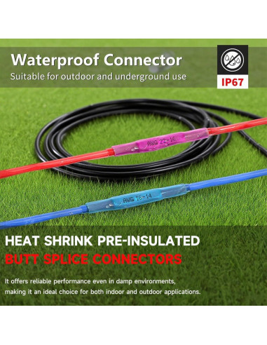 Kit de 360 Conectores de Empalme Termocontraíbles BAALA 26-10 AWG
