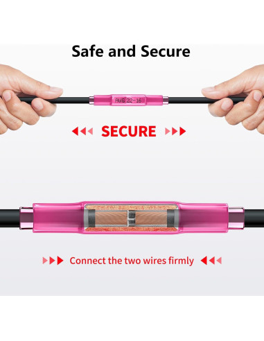 Kit de 360 Conectores de Empalme Termocontraíbles BAALA 26-10 AWG