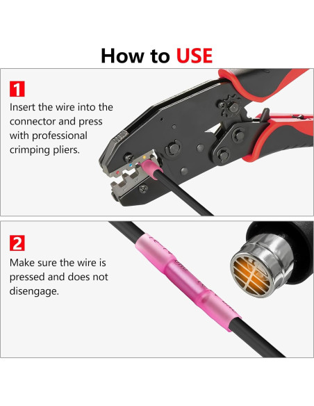 Kit de 360 Conectores de Empalme Termocontraíbles BAALA 26-10 AWG