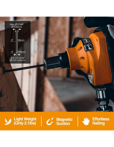 Clavadora Neumática Mini Palm Freeman G2MPN 2da Gen 0.63 kg