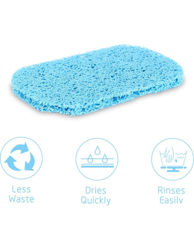 15 Piezas Almohadilla Elevadora de Jabón YANZHAN Azul