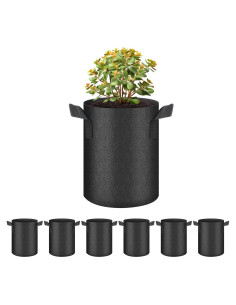 Bolsas de Cultivo HealSmart 6-Pack 3.78L Tela Transpirable