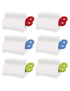 6 Exprimidores de Pasta de Dientes TFJAYTOO - Soporte Clip