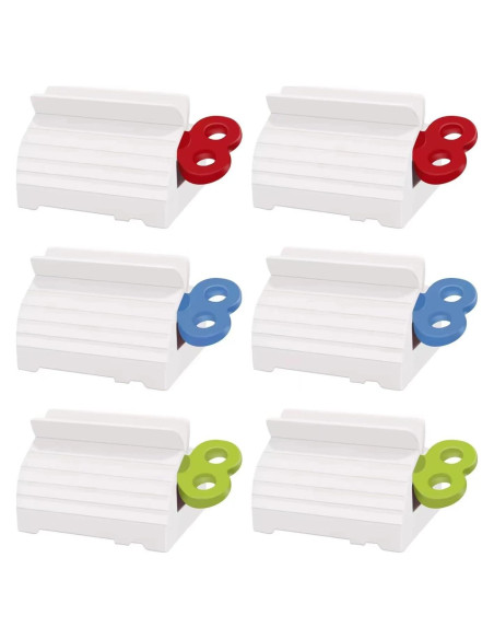 6 Exprimidores de Pasta de Dientes TFJAYTOO - Soporte Clip