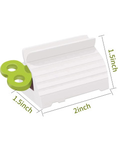 6 Exprimidores de Pasta de Dientes TFJAYTOO - Soporte Clip 2