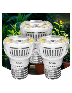 Bombillas LED de Crecimiento SGLEDs A15 7W Espectro Completo 3P