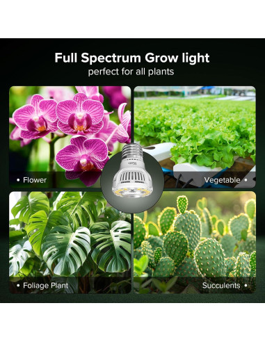 Bombillas LED de Crecimiento SGLEDs A15 7W Espectro Completo 3P