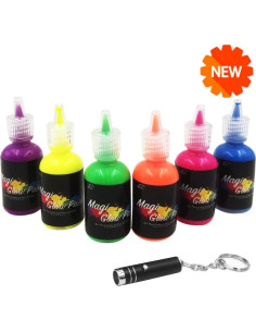 Kit de 6 Botellas de Pintura Corporal Brillante iLC 30 ml 2