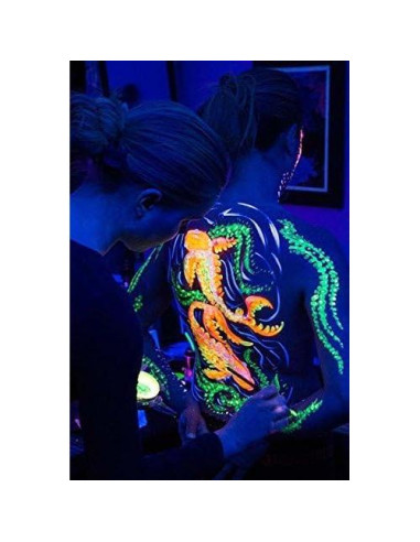 Kit de 6 Botellas de Pintura Corporal Brillante iLC 30 ml