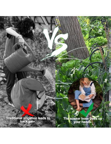 Kit de Manguera Empapadora Oscorna 75ft (22.86m) + 50ft (15.24m)