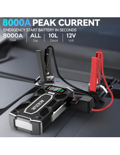 Arrancador de Batería ACEZUK M02-V01 8000A Portátil 2