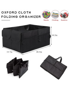 Organizador de Maletero y Asiento Trasero Ohleats 52x39cm 2