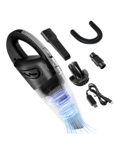 Aspiradora de Coche Hiluce R-6053 Inalámbrica 120W HEPA