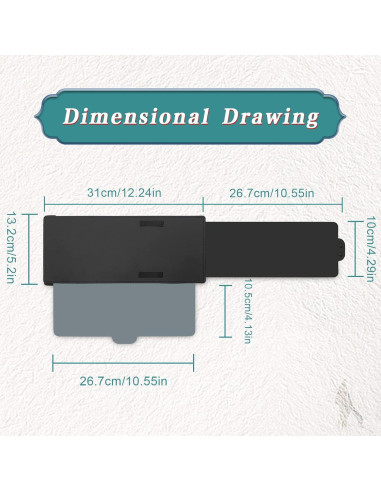 Extensor de Visera Solar Stymart Negro Antirreflejo para Coche