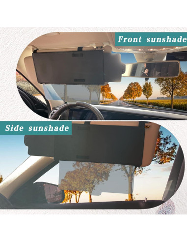 Extensor de Visera Solar Stymart Negro Antirreflejo para Coche