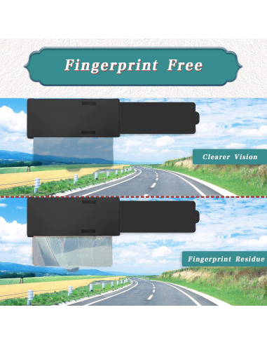 Extensor de Visera Solar Stymart Negro Antirreflejo para Coche