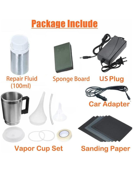 Kit de Restauración de Faros Ghguole con 100 ml de Líquido