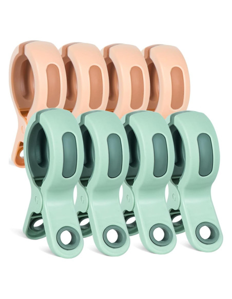 Pinzas para Toallas de Playa Zacool - 8 Piezas, Alta Resistencia