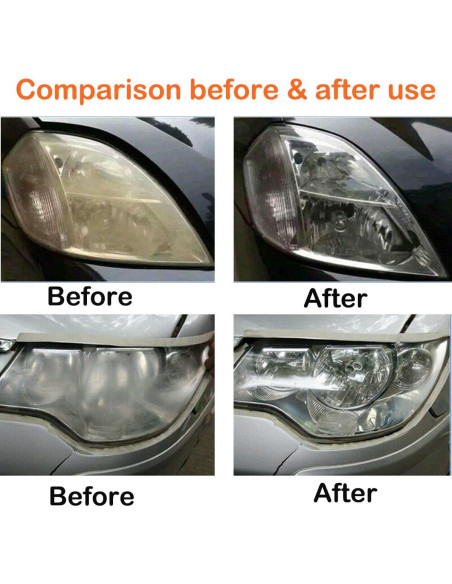 Kit de Restauración de Faros Ghguole con 100 ml de Líquido