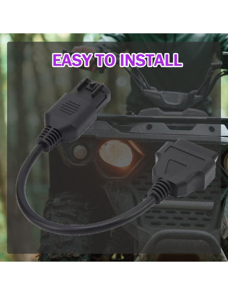 Cable Adaptador OBD2 16 Pines a 8 Pines para Polaris