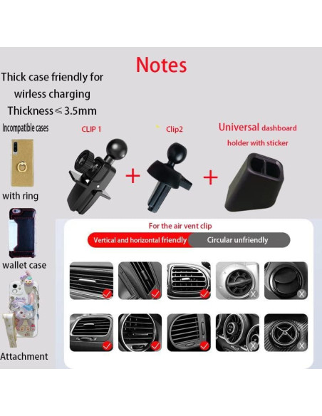 Cargador Inalámbrico para Auto Peanutech Amarillo 10W