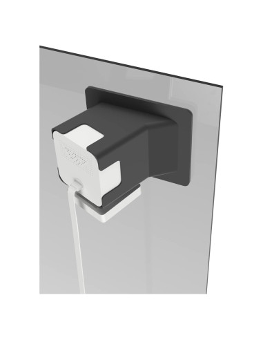 Soporte de Ventana Angulada Teccle para Wyze Cam V4 - Negro