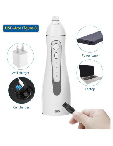 Cargador USB Cabor para Irrigadores Bucales - Carga Rápida