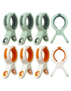 Clips para Toallas de Playa Sylroal - Paquete de 8 Unidades