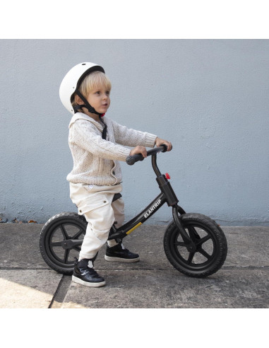 Bicicleta de Equilibrio Elantrip 12" Negra para Niños 1-3 Años