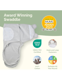 Sacos de Dormir para Bebés 0-3 Meses JUICY BUMBLES 100% Algodón 2