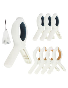 Pinzas para Toallas de Playa QOPAHI - Juego de 8 Clips Antideslizantes