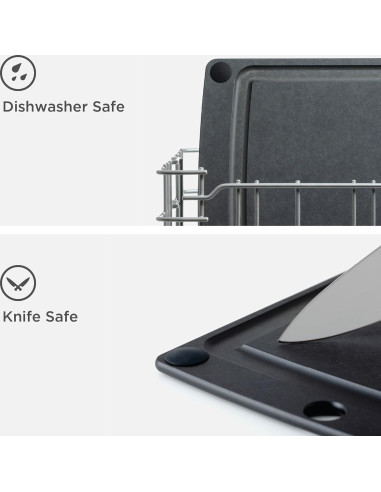 Tabla de Cortar Epicurean 25.4x17.8 cm Antideslizante Pizarra