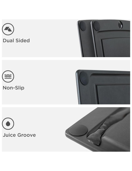 Tabla de Cortar Epicurean 25.4x17.8 cm Antideslizante Pizarra