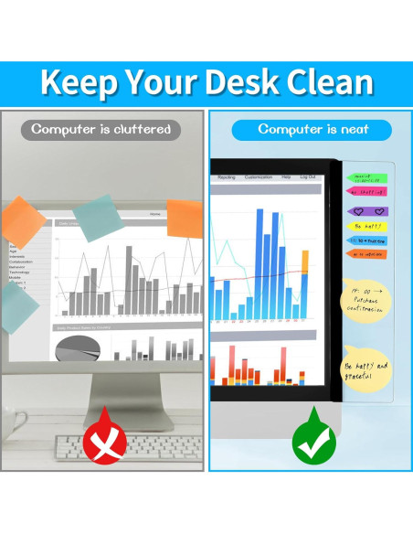Tablero de Memoria para Monitor WINKIO 30x8 cm Acrílico 4PCS