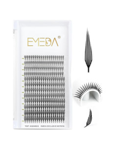 Extensiones de Pestañas Autoadhesivas EMDDA - Marrón Oscuro 9-15mm