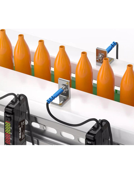 Amplificador de fibra óptica AKINLOAF FV-22N, sensor de proximidad