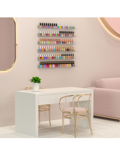 Estante de Esmalte de Uñas Hexsonhoma 24 Pulgadas Organizador 6 Unidades 2