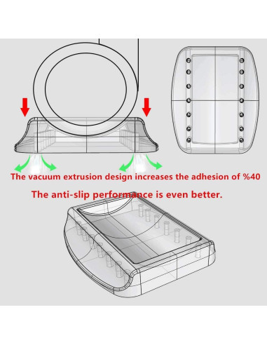 Copas Antideslizantes para Ruedas de Muebles Yupeak 4PACK