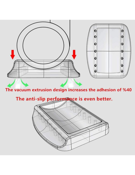 Copas Antideslizantes para Ruedas de Muebles Yupeak 4PACK